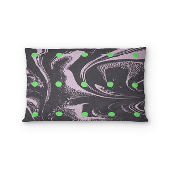 Acid Burn Purple & Green Standard - cotton - White Backing