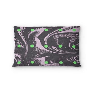 Acid Burn Purple & Green Standard - cotton - White Backing