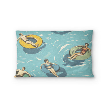 Lazy River Standard - cotton - White Backing
