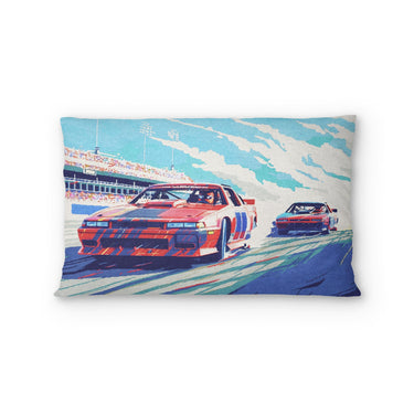 8 Bit Stock Cars Standard - cotton - White Backing
