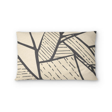 Harlan Ivory & Black Standard - cotton - White Backing