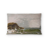 Stormy Narragansett Pier by Thomas Bircher Standard - cotton - White Backing