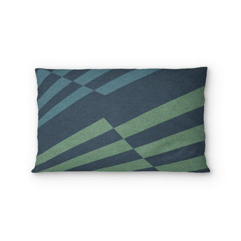 Prisma Blue & Green Standard - cotton - White Backing