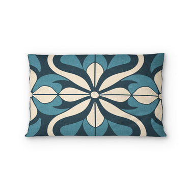 Mattheo Blue & Ivory Standard - cotton - White Backing