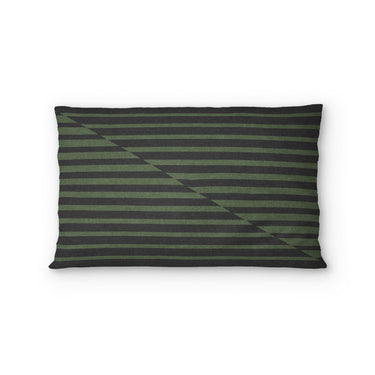 Euclid Black & Green Standard - cotton - White Backing
