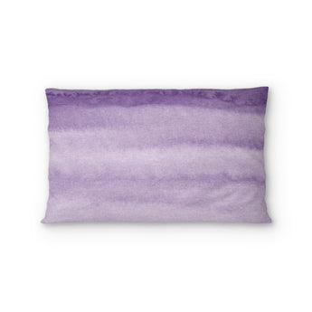 Jacinda Watercolor Purple Ombre Standard - cotton - White Backing