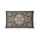Annette Green & Coral Standard - cotton - White Backing