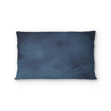 Andromeda Watercolor Navy Standard - cotton - White Backing