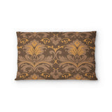Agnes Umber Brown Standard - cotton - White Backing