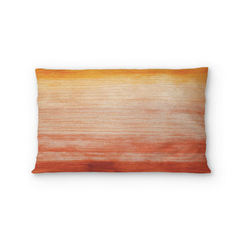 Ruidoso Red & Orange Standard - cotton - White Backing