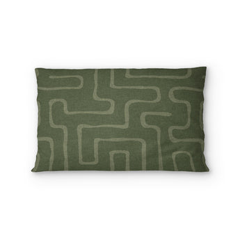 Terra Olive Green Standard - cotton - White Backing