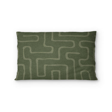Terra Olive Green Standard - cotton - White Backing