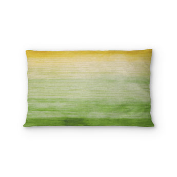 Ruidoso Green & Yellow Standard - cotton - White Backing