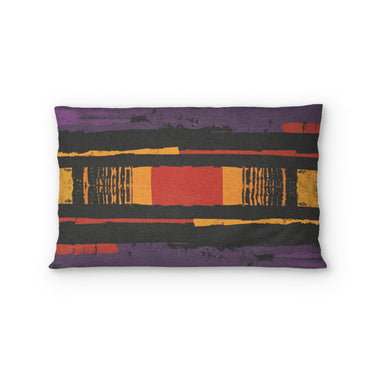 Ojai Purple & Yellow Standard - cotton - White Backing