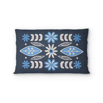 Topanga Navy & Columbia Standard - cotton - White Backing