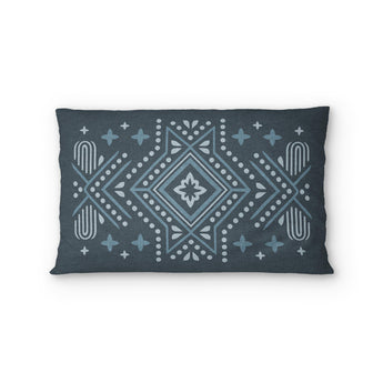 Durand Navy Blue Standard - cotton - White Backing
