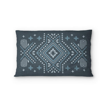 Durand Navy Blue Standard - cotton - White Backing