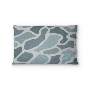 Duck Camo Blue Standard - cotton - White Backing