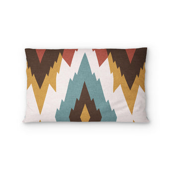 Dyani Sky & Umber Standard - cotton - White Backing