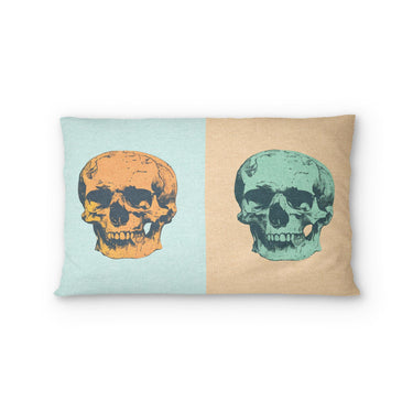 Pop Art Skulls Standard - cotton - White Backing
