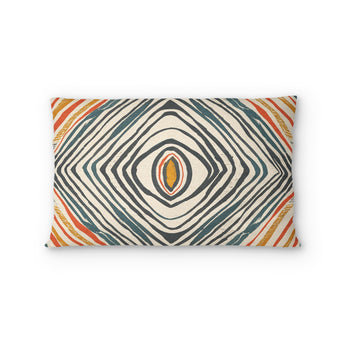 Boden Orange & Blue Standard - cotton - White Backing