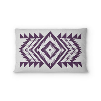 Reyno Eggplant & Stone Standard - cotton - White Backing