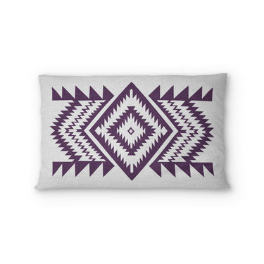 Reyno Eggplant & Stone Standard - cotton - White Backing