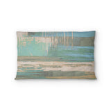 Jörgan Teal & Taupe Standard - cotton - White Backing
