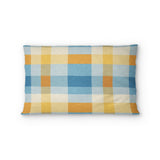 Monroe Plaid Blue & Yellow Standard - microfiber - Double Sided Print