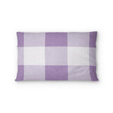 Buffalo Plaid Lilac Standard - microfiber - Double Sided Print