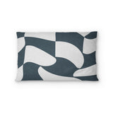 Twyla Checkered Navy Standard - microfiber - Double Sided Print