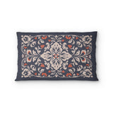 Annette Navy & Orange Standard - microfiber - Double Sided Print