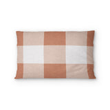 Buffalo Plaid Light Terracotta Standard - microfiber - Double Sided Print