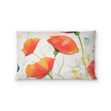 Watercolor Poppies Standard - microfiber - Double Sided Print