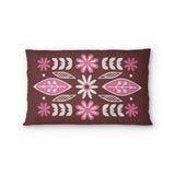 Topanga Burgandy & Pink Standard - microfiber - Double Sided Print