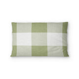 Buffalo Plaid Light Sage Standard - microfiber - Double Sided Print