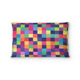 Pixel Mosaic Multicolor Vibrant Standard - microfiber - Double Sided Print