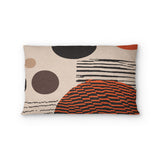 Charl Orange & Taupe Standard - microfiber - Double Sided Print