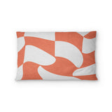 Twyla Checkered Coral Standard - microfiber - Double Sided Print