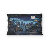 8 Bit Uptown Twilight Skyline Standard - microfiber - Double Sided Print
