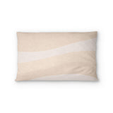 Sinuous Ivory Monochrome Standard - microfiber - Double Sided Print