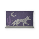 Desert Coyote Eggplant & Dusty Purple Standard - microfiber - Double Sided Print