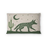 Desert Coyote Forest & Moss Green Standard - microfiber - Double Sided Print