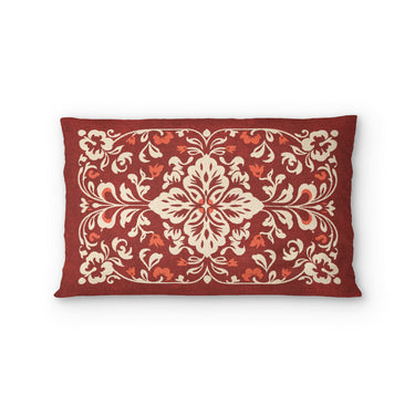 Annette Red & Ivory in Standard (30" x 22") Size
