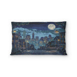 8 Bit Uptown Twilight Skyline in Standard (30" x 22") Size