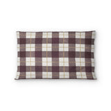 Wallace Plaid Maroon & Gold in Standard (30" x 22") Size