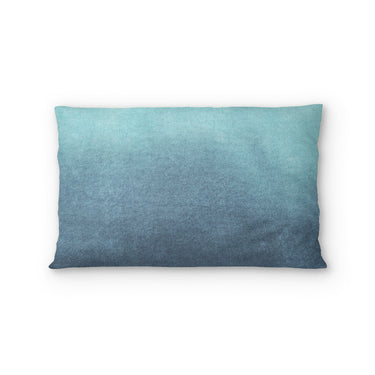 Kieran Watercolor Teal Ombre in Standard (30" x 22") Size