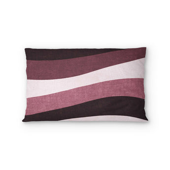 Sinuous Maroon Monochrome in Standard (30" x 22") Size
