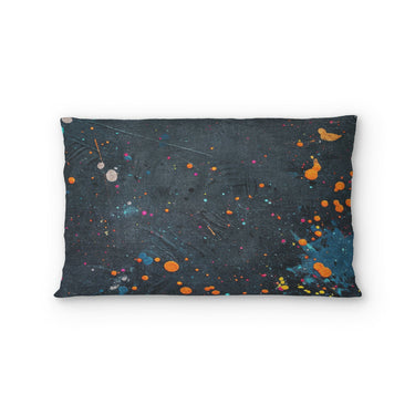 Jacob Navy & Orange in Standard (30" x 22") Size