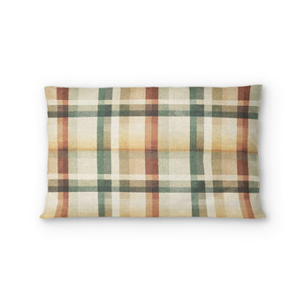 Madras Plaid Taupe Green in Standard (30" x 22") Size